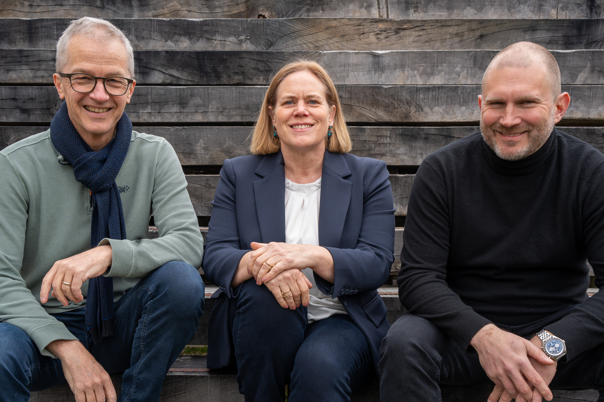 Vorstand (v.l.n.r.): Eric Wyss, Valerie Wendenburg, Timo Krause